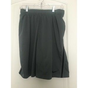 Nike Men's Athletic Activewear Gym Basketball Shorts Size M Gray Black